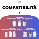 5 Sacchetti Profumati Compatibili con Tutti I Mangiapannolini - Spedizione Gratuita - Fam Fun